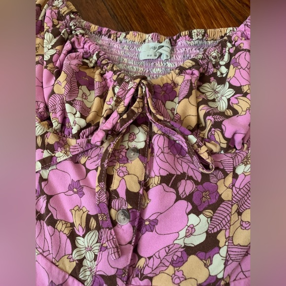 Urban outfitters pink floral mini dress - Picture 3 of 7